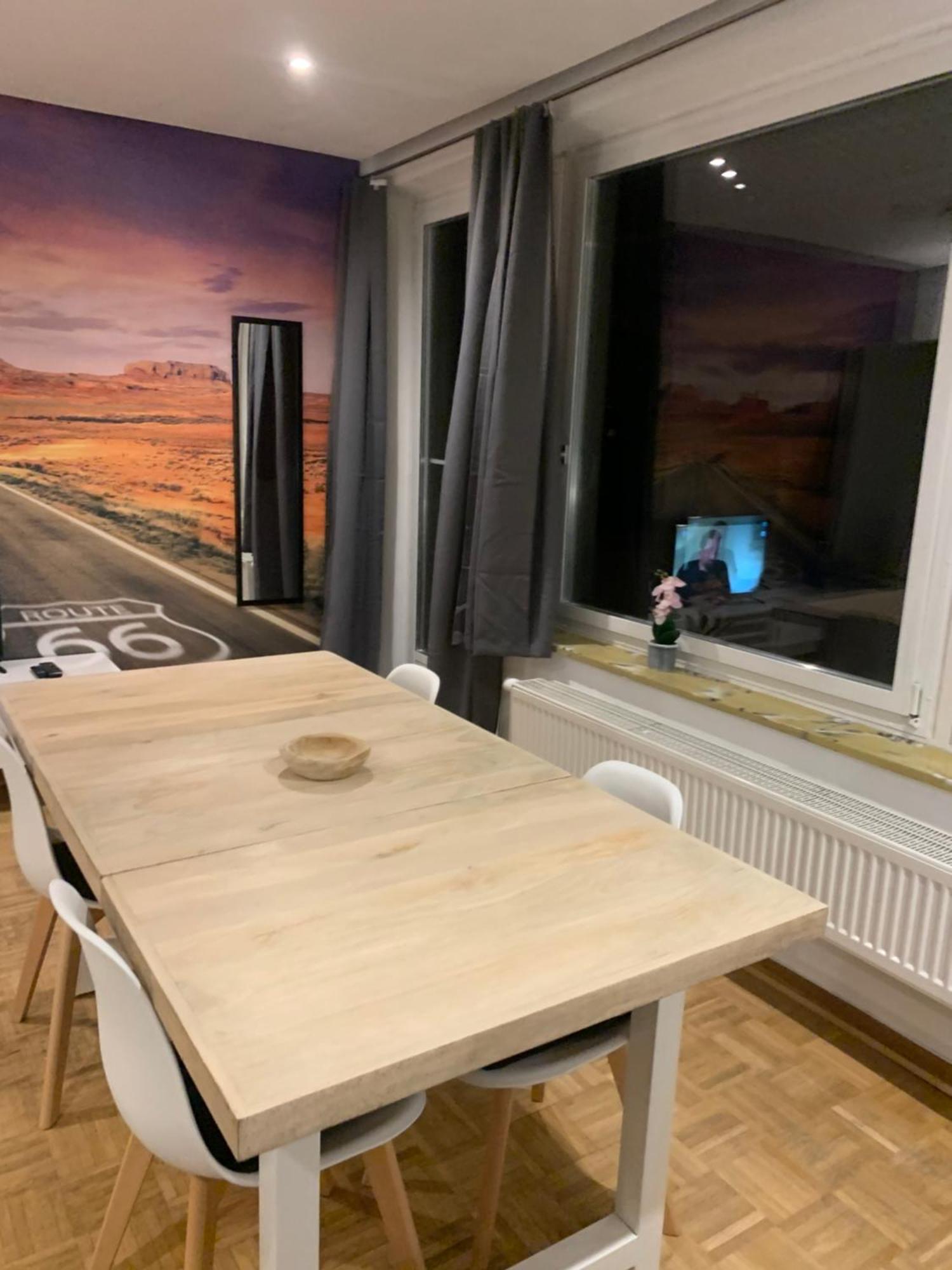 Mainpark Apartment 4 Schlafzimmer Bis Zu 10 Personen Direkt Ueber Aschaffapartment Bei Aschaffenburg Mainaschaff Εξωτερικό φωτογραφία